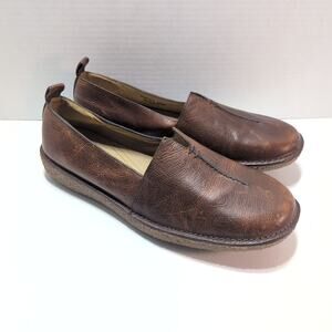 Rockport Slip On Tumbled Leather Loafers Women's 8.5M